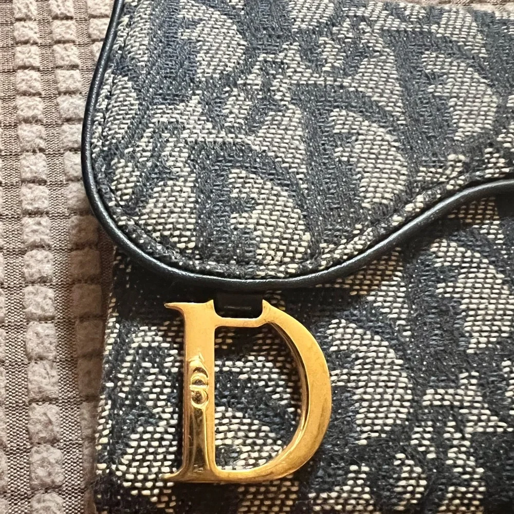 DIOR SADDLE BIFOLD CARD CASE